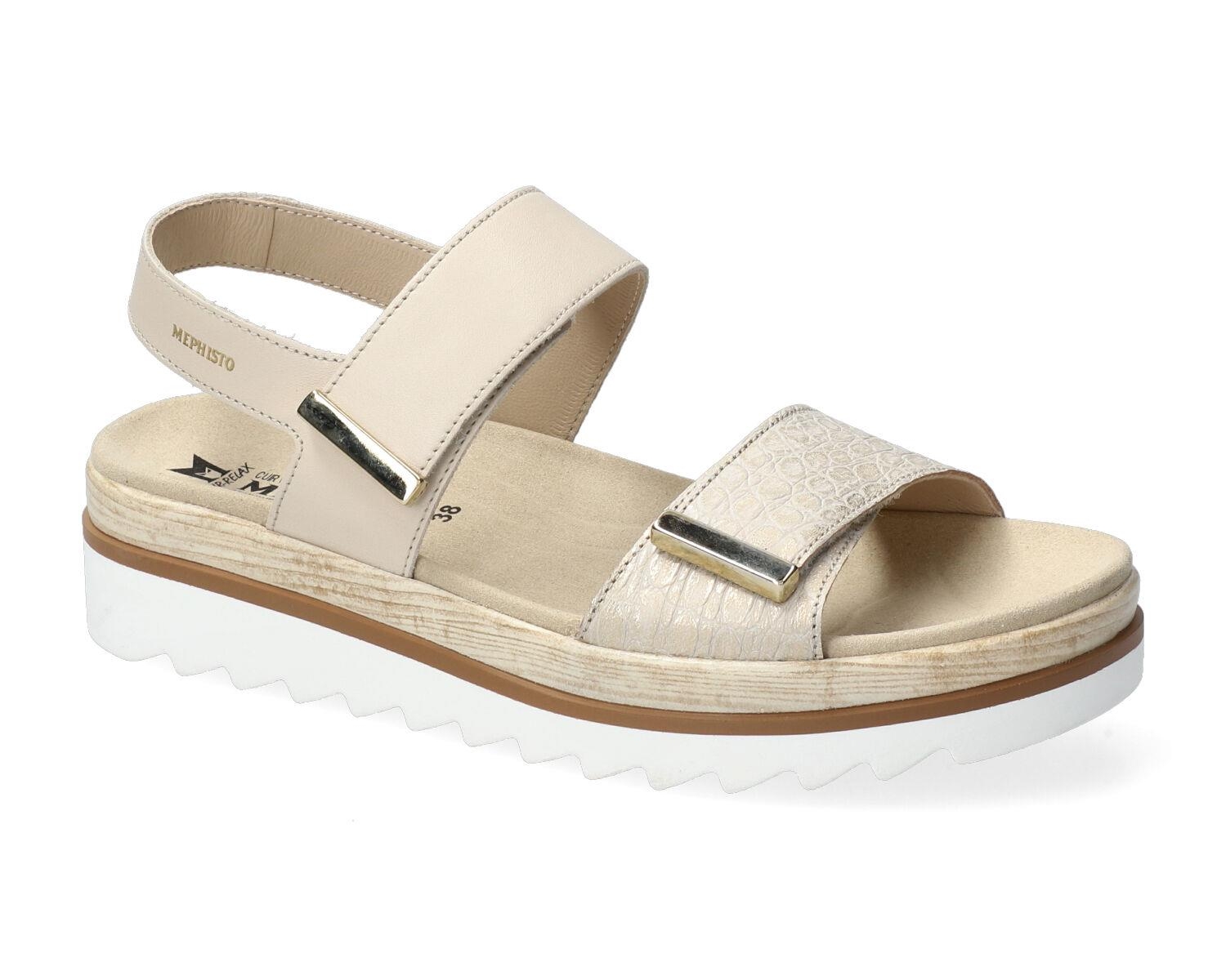 sandales femme modèle Dominica Sable clair - Mephisto